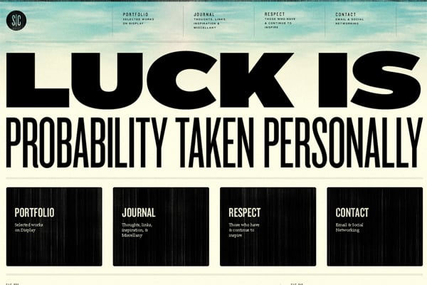 Inspirational Breakdown: 60 Typography-Driven Websites