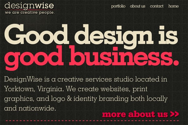 Inspirational Breakdown: 60 Typography-Driven Websites