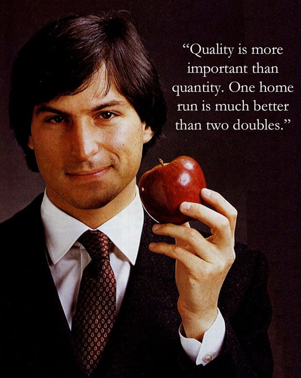 Steve Jobs visualized quotes