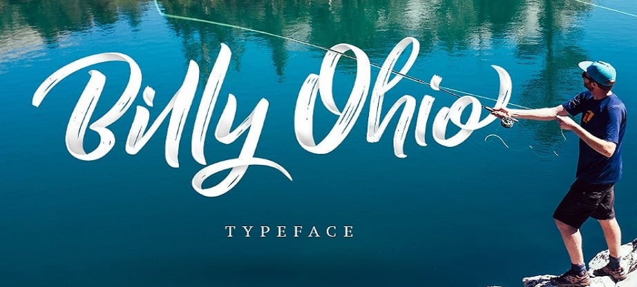 Handwritten fonts 2017 - Billy Ohio