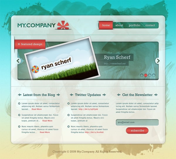 Create Website Layout in Photoshop – 50 Step-by-Step Tutorials