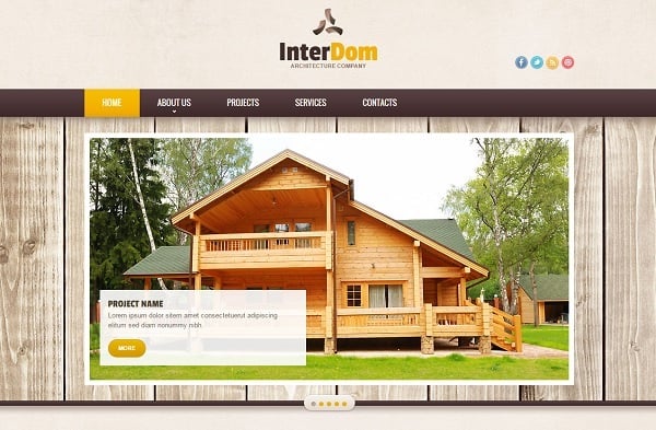Creating a Website for Your Construction Business - Wooden Background