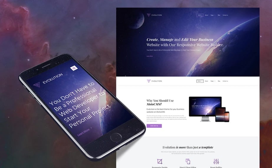 Evolution MotoCMS Templates