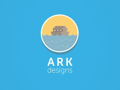 Flat design logos inspiration