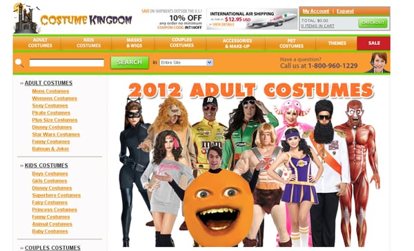 Websites and Facebook Covers Halloween Customizations