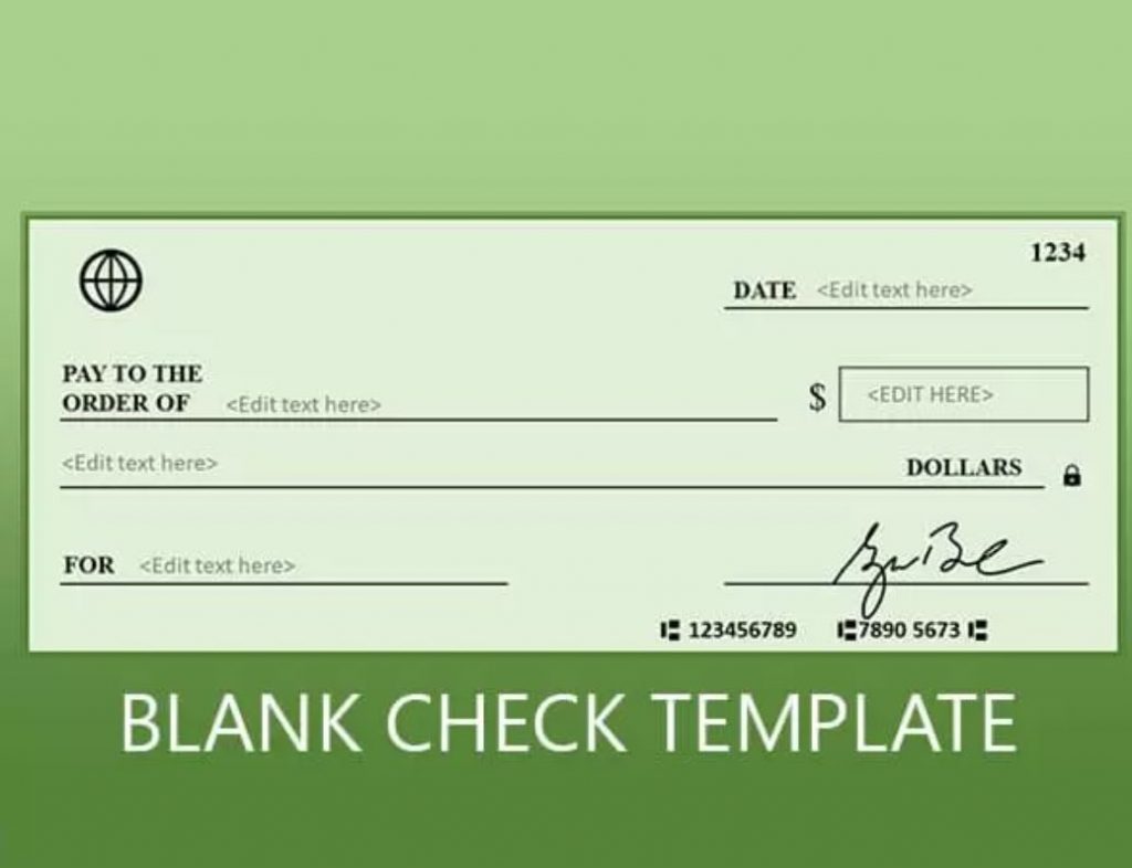 custom check design