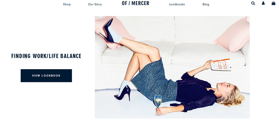 of mercer fashion lookbook