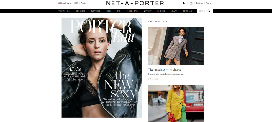 net-a-porter fashion website