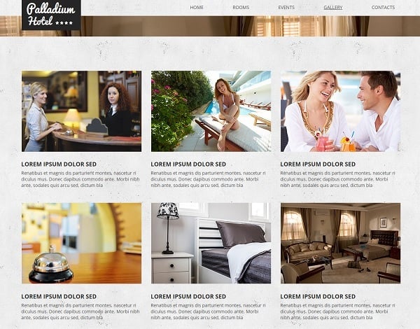 Hotel Industry Website Template
