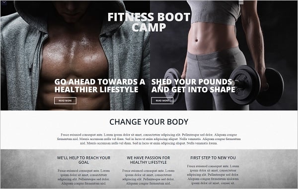 MotoCMS July 4th Promo - Fitness Center Website Template