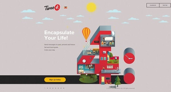 Parallax scrolling websites - Yourtime4