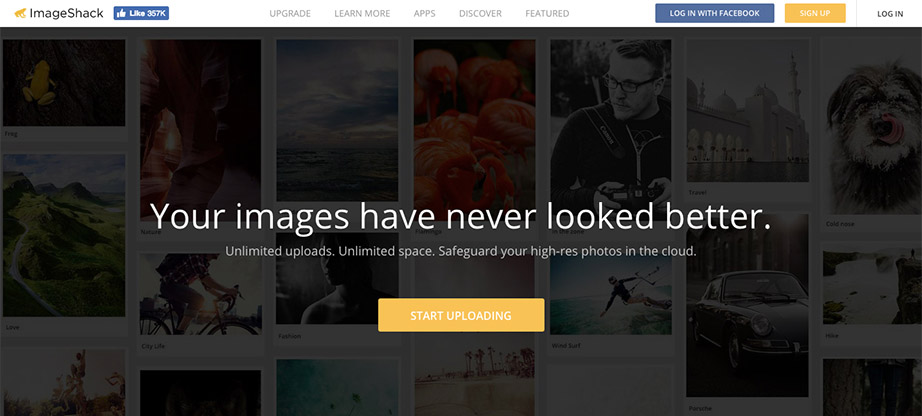 Photo Sharing Websites imageshack