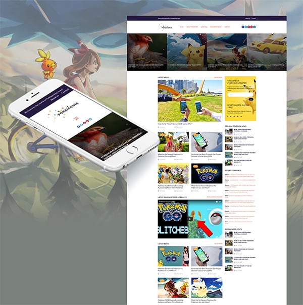 Pokemania Responsive Template