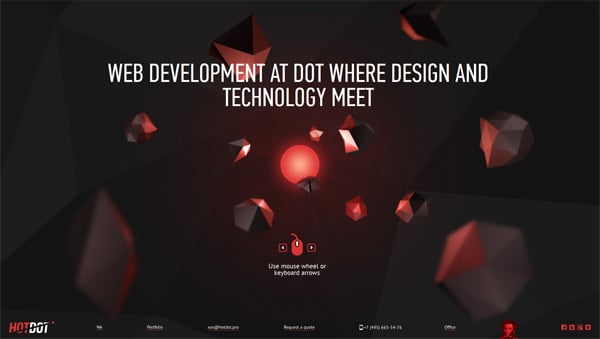 36 Polygon Style Web Designs: A Magic of  Geometry