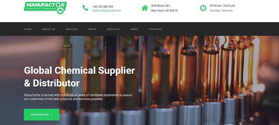 manufactor chemical website