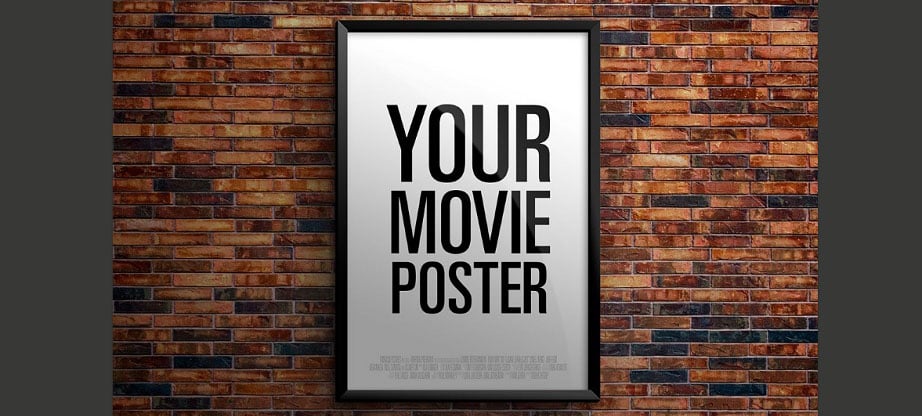 Theatrical Movie Poster Mockup PSD