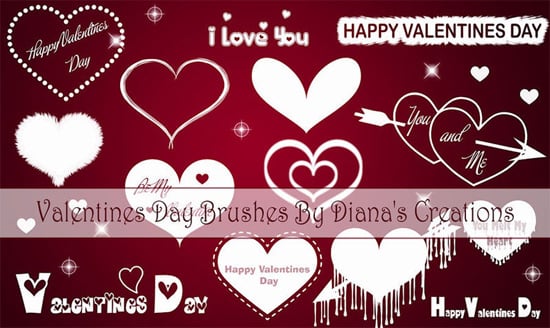 Valentine's Day Photoshop Brushes