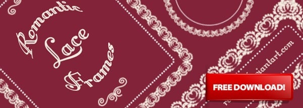 Romantic Lace Photoshop Brushes