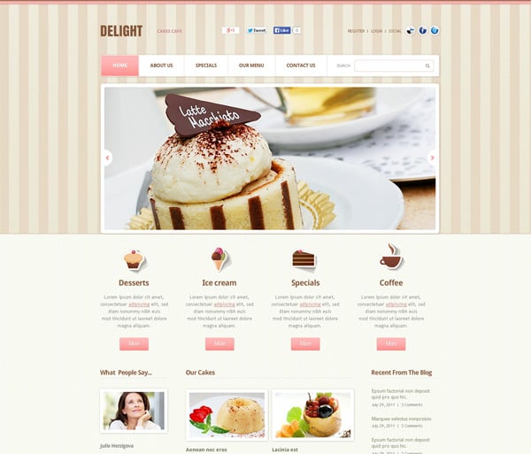 Website Templates in Pastel Colors to Achieve Elegant and Polished Look