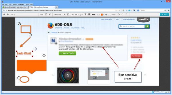 Firefox Screenshot Capture Addons - Nimbus Screenshot